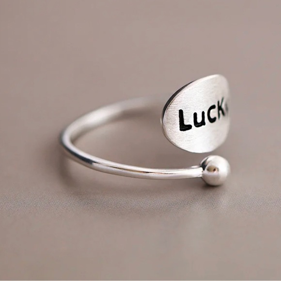 Silver Lucky Ring, .925 Silver - Picture 3 of 7